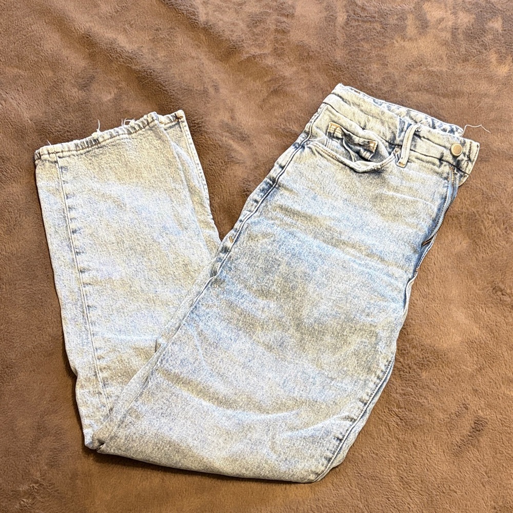 Good American Light Blue Boot Cut Jeans